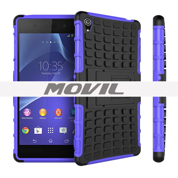 NP-1904 2 en 1 funda para Sony Z3 con soporte-7